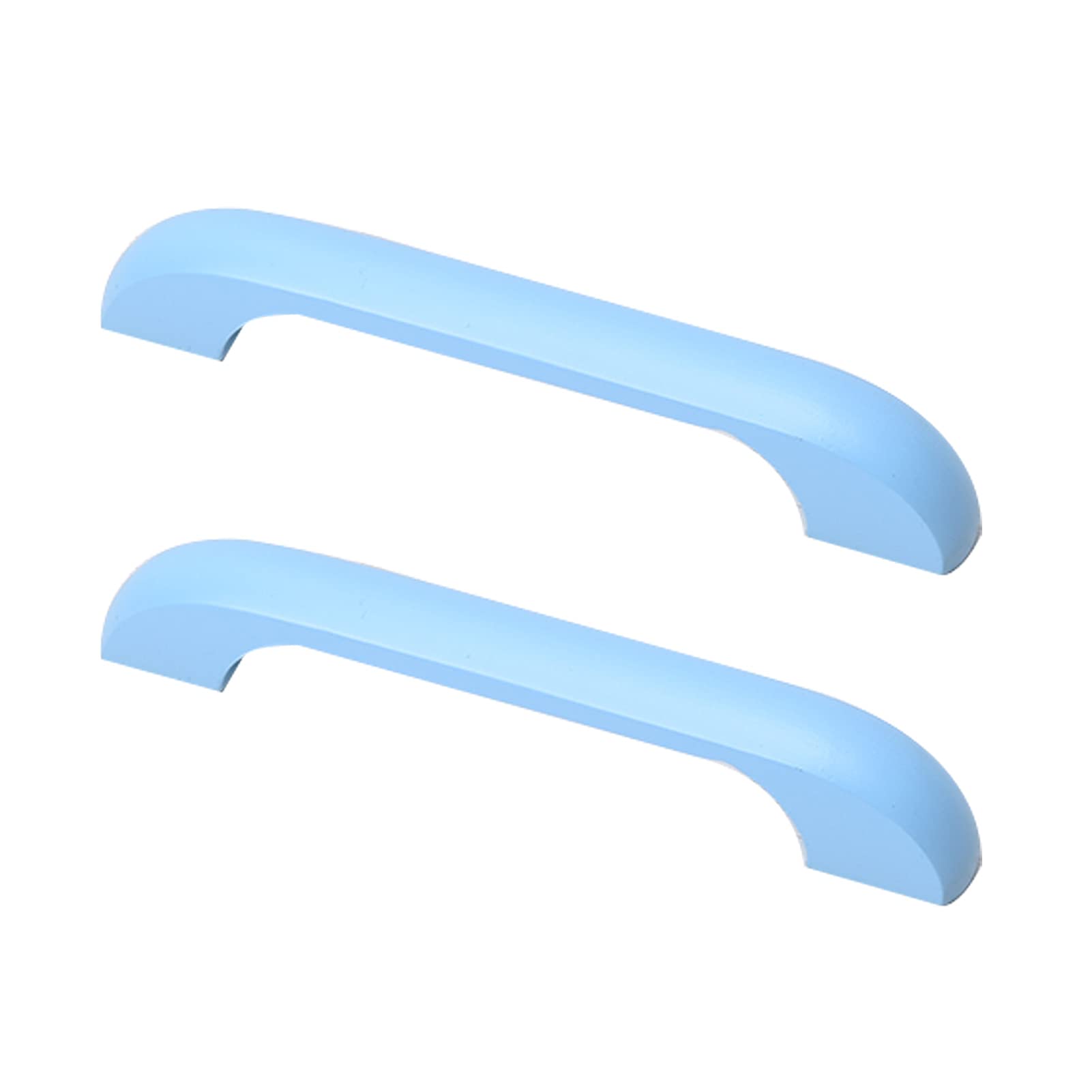 2 piezas Tirador de madera para habitación infantil Pomos puerta para niños Manijas Armario Vistoso Tiradores para gabinetes Manillas para cajones,cocina,sala de estar (Hole distance 96mm,Blue)