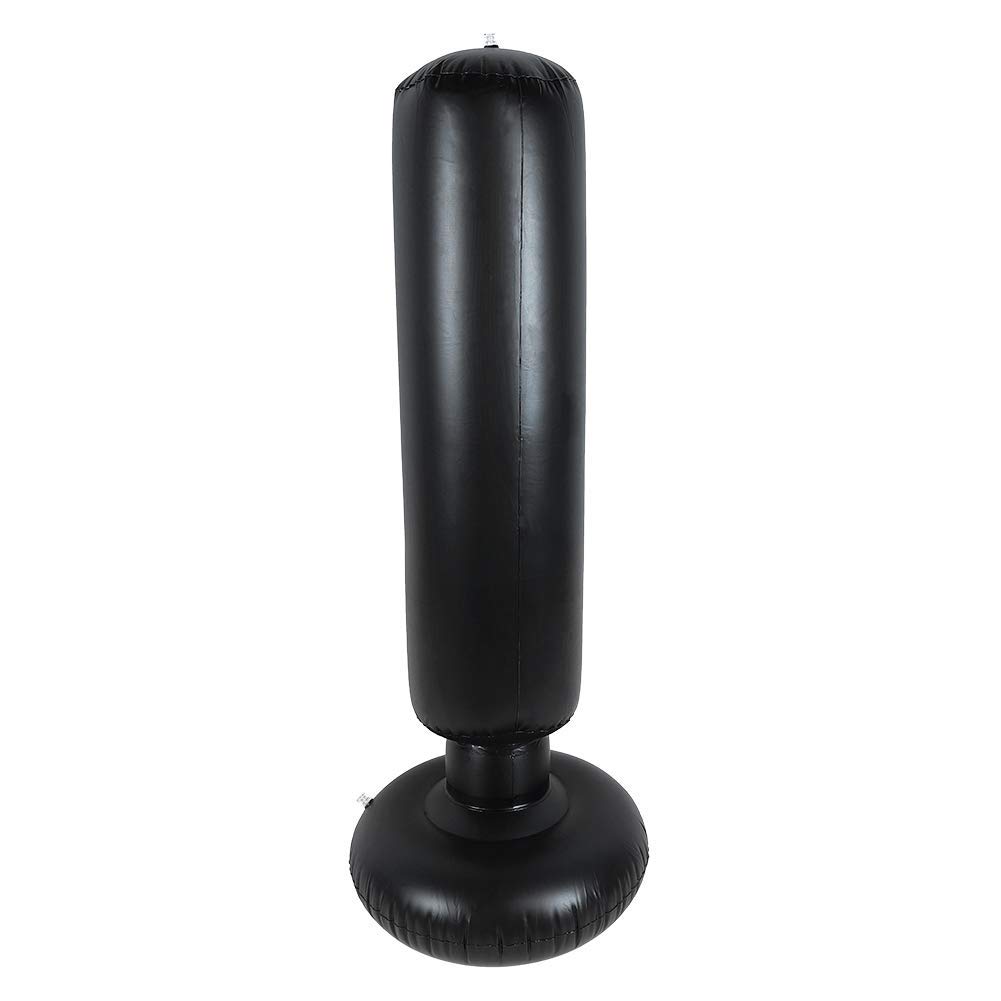 Sac de Frappe Gonflable Debout, Colonne de Frappe pour Enfants et Adultes à partir de 6 Ans, pour Karaté, Taekwondo, MMA