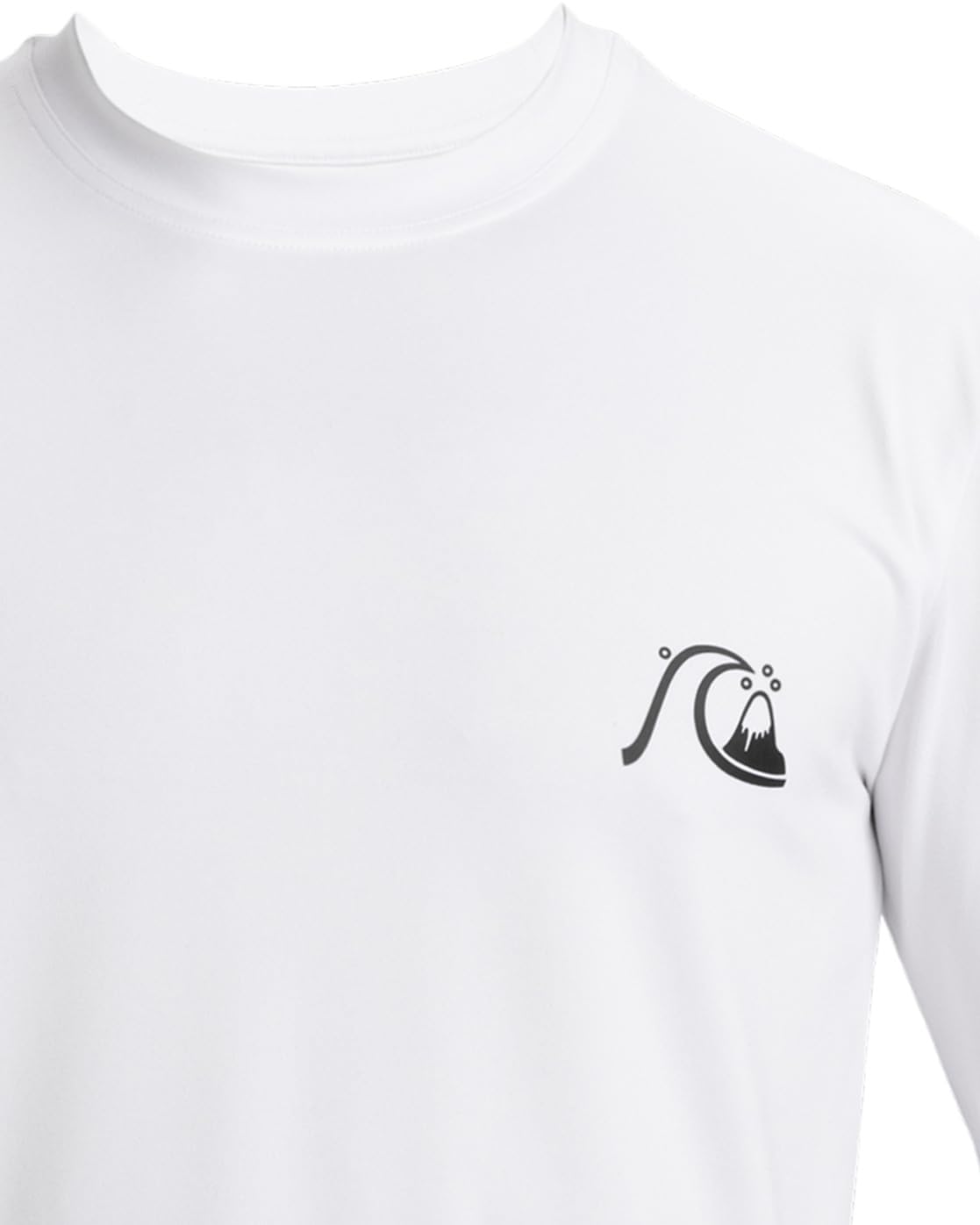 Quiksilver DNA Bubble Logo - Surf-Longsleeve mit UPF 50 - M - Weiss.