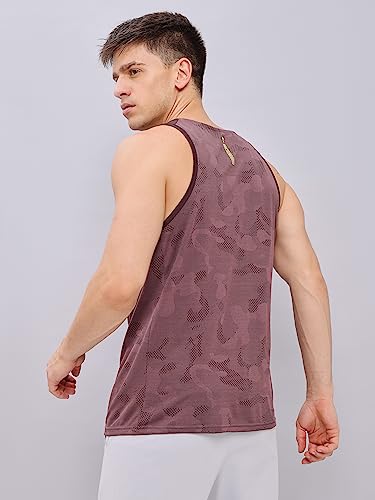Image of TECHNOSPORT Mens Crew Neck Gym Vest