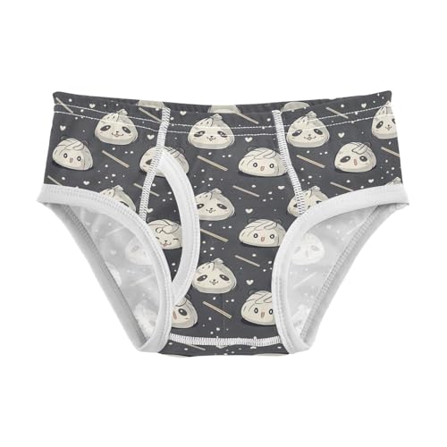 visesunny Boys Cotton Underwear Panda Bun Pattern Printed Toddler Soft Training Briefs Size 2T-8Y for Kids