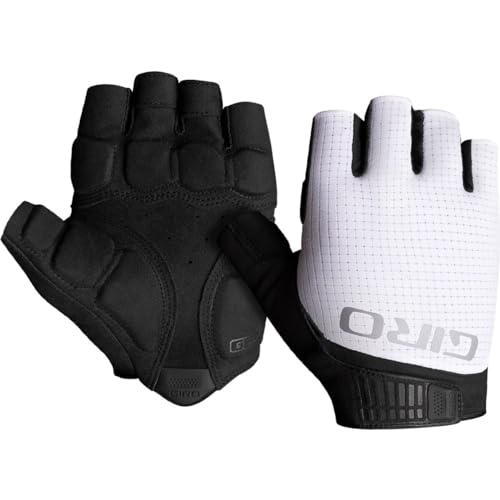 Image of Giro Bravo II Gel Men Road Cycling Gloves - White (2024) X-Large