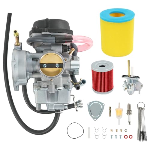 RUIANOMG Carburetor Replacement For Suzuki Quadsport Z400 LTZ400 2X4 2003-2007, Include Oil Filter Air Filter