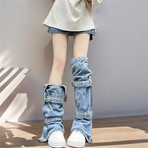 Cyber Y2k Leg Warmers Goth Japanese Fashion Punk Cute Women4