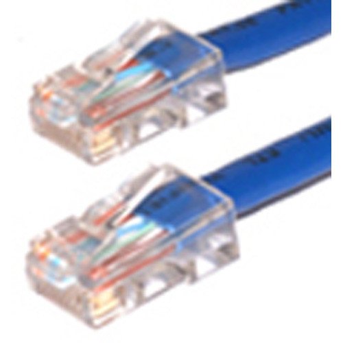 100ft Cat6 Non-Booted Blue Patch Cable