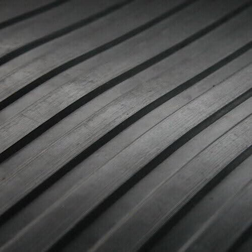 Black Wide Ribbed Rubber Garage Flooring Matting Garage Flooring Matting | Multiple Sizes to Choose from on This Listing | 3mm Thick Floor Mat | A Grade | | 130cm Wide (7.5 m x Wide Ribbed (1.3m W))