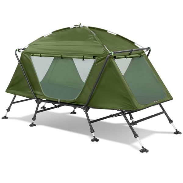 Catre con Carpa para Camping, Plegable, 84.6" L x 34.5" W x 49.2" H miniatura 4