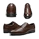 Bruno Marc Herren Anzugschuhe Schnürhalbschuhe Klassischer Business Derby Oxford Hochzeit Schuhe Schnürschuh,Size 43,Dunkel/Braun,SBOX229M-E