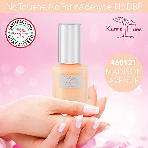 karma organic Natural Non toxic Nail polish - Vegan and Cruelty Free Nail Paint for Nail Art - Fast Drying Nail Polish for Women -(MADISON AVE) - Thumbnail 5