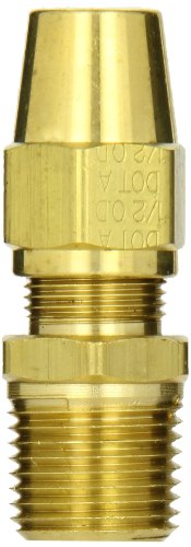 Image of EATON Weatherhead 1368X8X8 Air Brake Tubing Male Connector, 1 /2 inch Tube OD, 1 /2 inch Male Pipe Thread