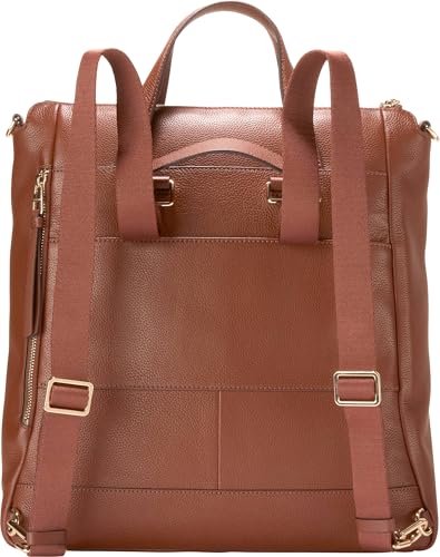 Cole Haan Grand Ambition Leather Backpack, Dark Cuoio3