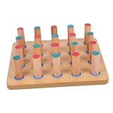 LOORGVEL Handrehabilitationsbrett mit Mehreren Steckoptionen zur Fingerfertigkeit und Feinmotorik im Rehabilitationszentrum und Zuhause