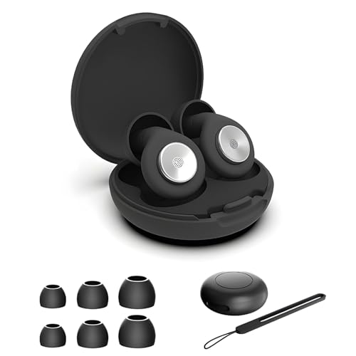 Ear Plugs for Sleep – 45dB Noise Cancelling Earbuds for Sleeping with 3pair Extra Tips – Reusable Sleep Ear Plugs for Snoring, Travel, Work – Best Earplugs to Block Out Snoring with Storage Case