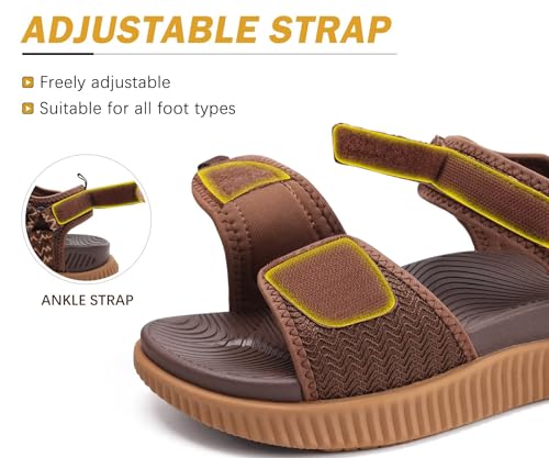 Image of KuaiLu Womens Orthopedic Recovery Walking Arch Support Sandals Cushion Foam