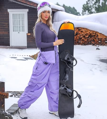 Attraco Long Underwear Women Moisture-Wicking Thermal Underwear Athletic Base Layers Set Purple S thumb #5