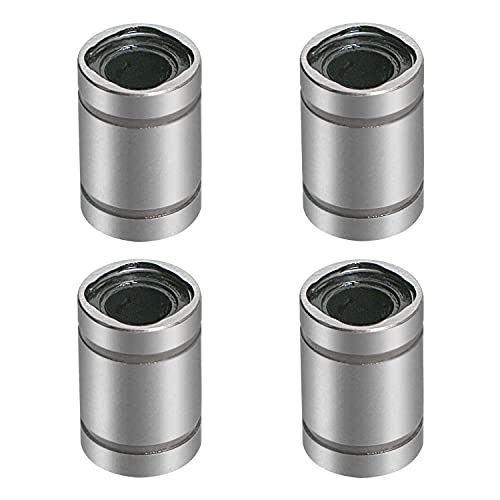 Roulement à billes linéaires LM5UU en acier carbone Sae52100 pour guidage CNC