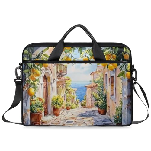 Bolsa para Laptop Vintage con Diseño de Limón 14-15 pulg miniatura 7
