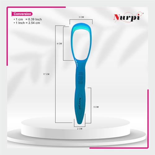 Image of Plastic Tongue Cleaner Soft Grip Fights Bad Breath Oral Health Care Tool for Adults and Kids Pack of 3 Pieces