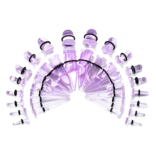 TBOSEN Lot de 36 écarteurs en acrylique 14G-00G, Acrylique