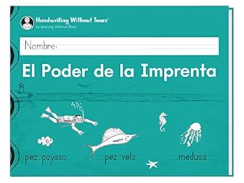 Unknown Binding Learning Without Tears El Poder De La Imprenta (Student Edition, Spanish)- Handwriting Without Tears®- Grade 2, Print Letters, Words, Sentence Practice Numbers, Coloring- for School and Home Use Book