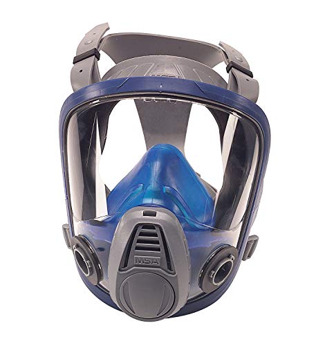 MSA 10028995 Advantage 3200 Series Full-Facepiece Respirator - Size: Medium, Harness Style: Rubber, Twin-Port, Reusable Gas Mask, MSA Advantage Cartridge Compatible - Thumbnail 5