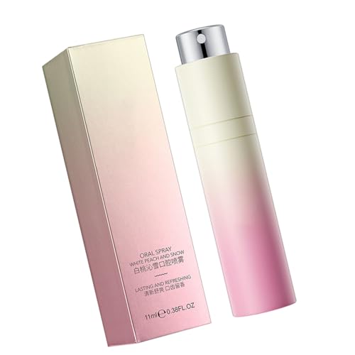 vincente Spray per la Cura dell'alito - Spray Orale Totale - 5 Gusti 11 ml Fresca Menta Cura Orale Nebbia per sbarazzarsi di alito Cattivo, combatte l'alitosi deodoranti Portatili