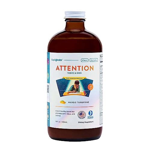 LIQUIDHEALTH Attention Liquid Multivitamin for Kids & Teens...