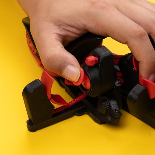 Image of AZERON Gaming Keypad - Programmable One Handed Gaming Keyboard for PC Gaming, Hall Effect Joystick and 30 Programmable Keys, 3D Printed Keypad for Righties (Red, Cyborg II Compact)