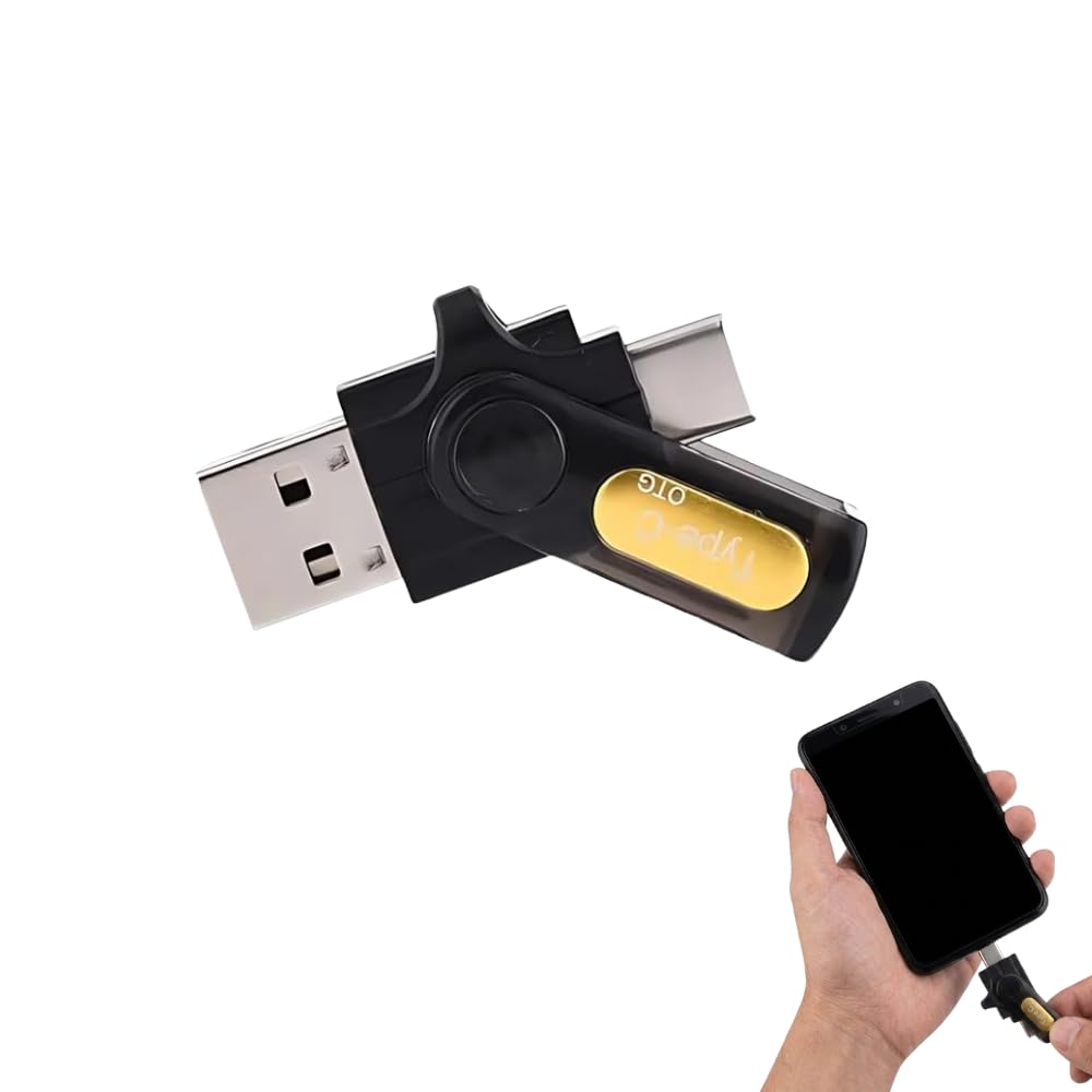Drumstone (𝐒𝐩𝐞𝐜𝐢𝐚𝐥 𝟏𝟓 𝐘𝐞𝐚𝐫𝐬 𝐖𝐚𝐫𝐫𝐚𝐧𝐭𝐲) USB Type-C Micro Card Reader OTG Adapter, Plug and Play, No Driver Needed, 480Mbps High Speed Transfer for Android, MacBook, PC-image-27