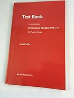 Test Bank T/A Elem Mod Phyics Tipler 0879015861 Book Cover