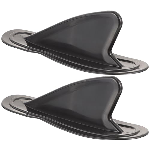 Toyvian 2Pcs Paddle Board Fin Replacement Fins for Surfboards Kayaks and Paddleboards Easy Install Design Enhanced Stability for Water Sports