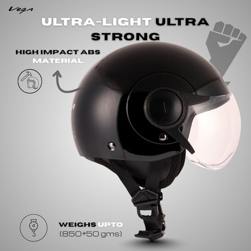 Image of Vega Atom Black Helmet-M