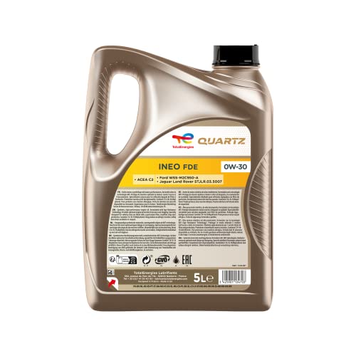TotalEnergies Quartz INEO FDE 0W30 Engine Oil - ACEA C2 - Low SAPS - Age-Resistance Technology - Fuel Economy Formula - Advanced Synthetic Motor Oil Lubricant - 5L - Image 3
