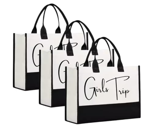 Bolsos tote para viaje de chicas 'Awkward-AF' (juego de 3, 4 o 5), regalo o detalle festivo para amigas, hermanas u otro grupo de mujeres miniatura 1