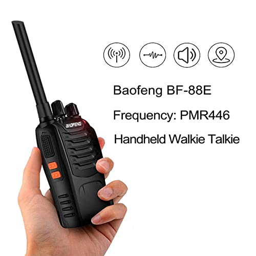 Nestling Walkie Talkie Ricaricabili Lunga Distanza Professionali Radio Ricetrasmittenti Portatili con Auricolare Originale Batteria (Confezione da 2) - Image 8