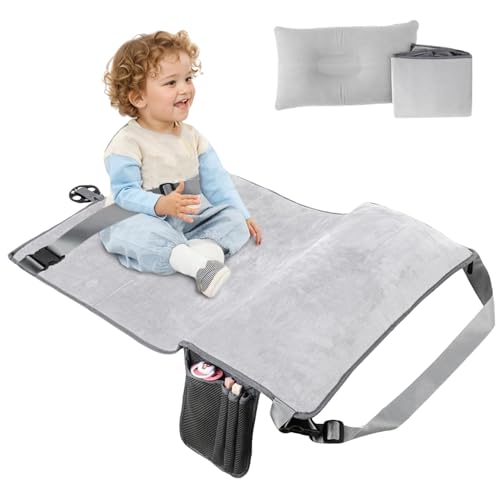 Airplane Seat Extender for Kids, Portable Waterproof Toddler Trav...