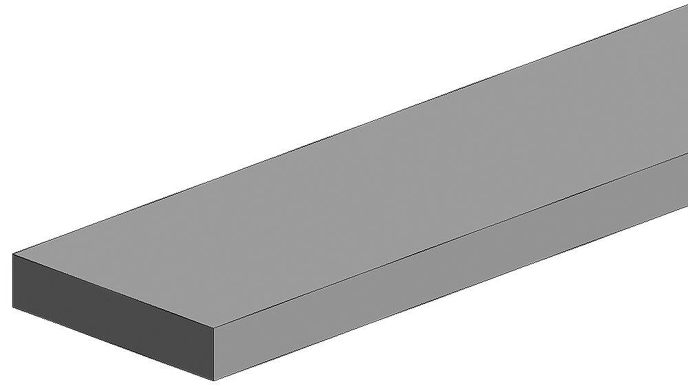 Evergreen Plastic EV0284 Profilati sez. H altezza 3,2 mm lunghezza 350 mm, 3 pz