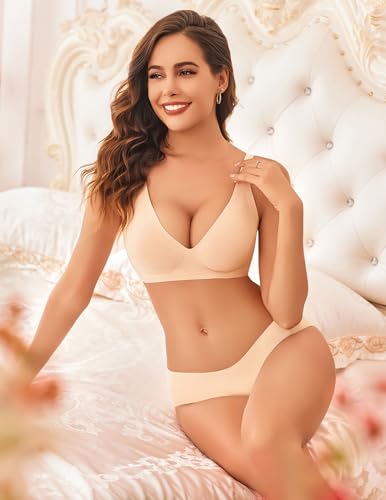 Avidlove Wireless Bras Full Coverage Seamless Comfort Colors Tshirt Bras for Women No Underwire with Padded2