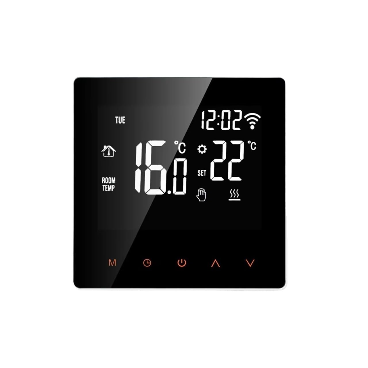 WiFi Smart Thermostat, Electric Floor Heating Water/Gas Boiler Temperature Remote Controller For Tuya(WiFi Water Heating)