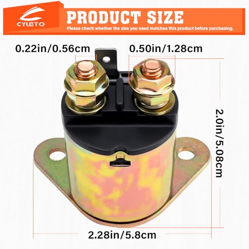 Image of GX390 Starter Solenoid Relay for Predator 420cc for Honda GX340 GX240 GX270 8HP 9HP 11HP 13HP 188F 190F Engine EC5500 EC6500 63968 63970 Generator Denso 0.5-0.6kw PMDD PMGR New Upgrade