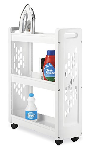 Whitmor 3 Tier Rolling Laundry Cart #TOP2