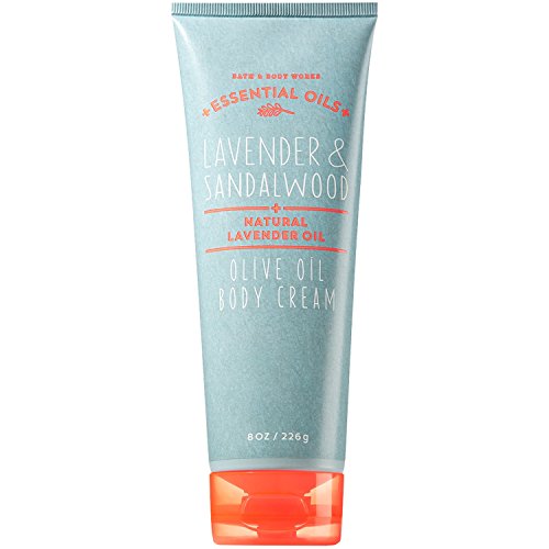 Bath & Body Works Lavender & Sandalwood Olive Oil Body Cream 8 Ounce (226 gram)