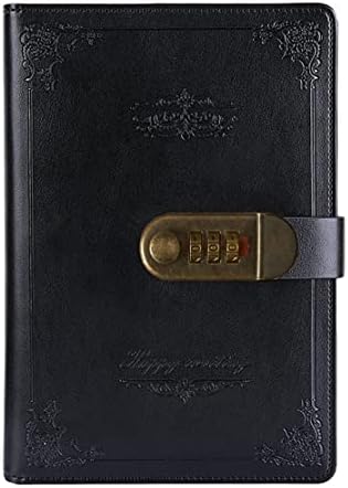 Craft Journal With Lock PU Leather 200 Pages Retro Lock Journal A5 | Shop Today. Get It Tomorrow - View #7