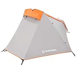 Winterial Single Person Tent / Personal Bivy Tent / Lightweight / 3 Pounds 9 Ounces / Elite / Backpacking / Camping / Gray