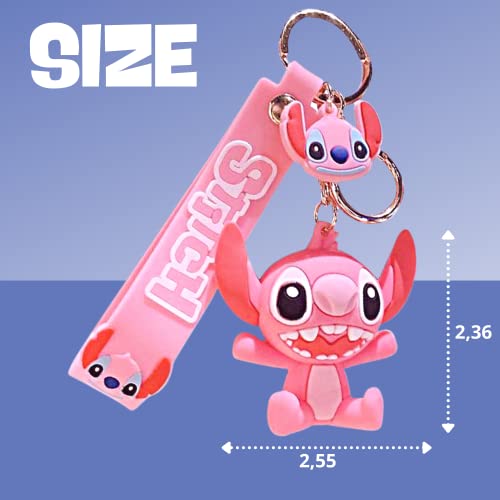 3Pcs Murine And Angel Keychain Cartoon Key Chains For Kids Girls Boys Couple Keychain For Keys Backpack Bag Phone Keychain Gift For Birthday Christmas New Year #TOP2