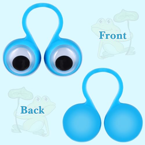 50 Stücke Eye fingerpuppe pädagogisches fingerspielzeug große Augen fingerring parteibevorzugung Spielzeug für Kinder (Gelegentliche Farbe)