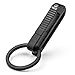 FEGVE Titanium Duty Belt Key Holders, Quick Release Keychain with Keyring for Keys,Gifts for Men Dad (Black - RK1)