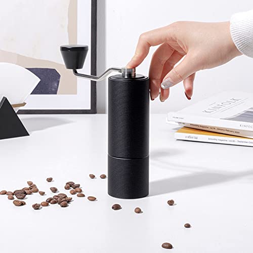 Timemore Chestnut C3 Manual Coffee Grinder 2022 New Version S2C Stainless Steel Conical Burr Capacity 20G Adjustable Setting High-Precision Double Bearing Positioning,Matte Black #TOP5