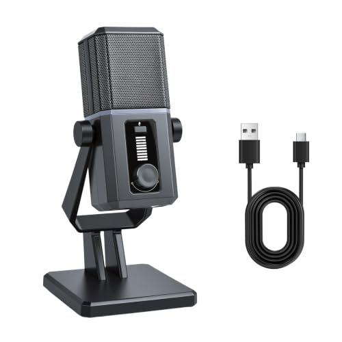 ELUTENG USB Gaming Microphone RGB Lighting Noise Cancelling