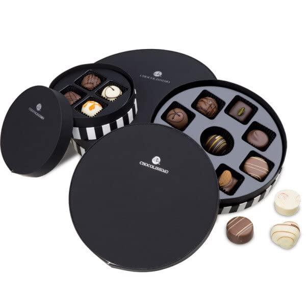 Glamour Pack - Pralinen - 25 Edle Pralinen | Geschenkidee | Geschenk | Geburtstag | Dankeschön | Hochzeitsgeschenk | Muttertag | Vatertag | Mitbringsel | Erwachsene | Männer | Frauen